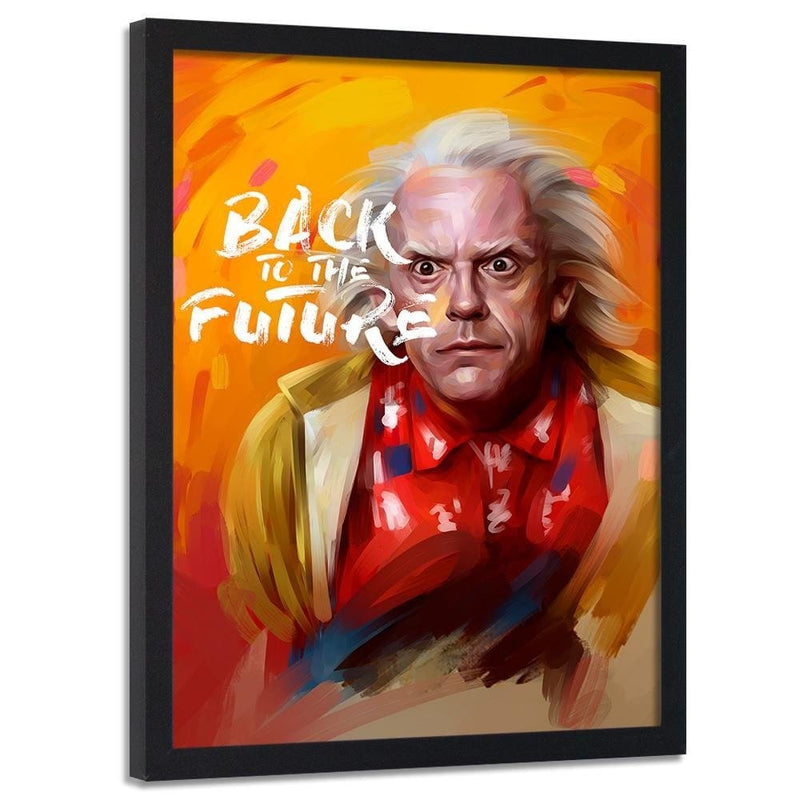 Glezna melnā rāmī - Back To The Future 1  Home Trends