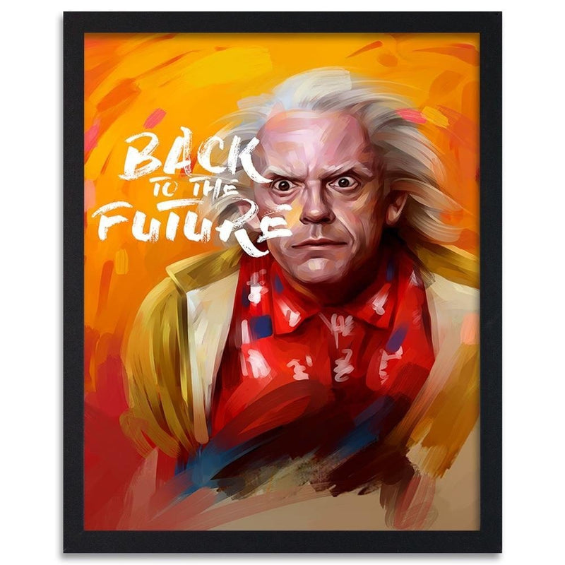 Glezna melnā rāmī - Back To The Future 1  Home Trends