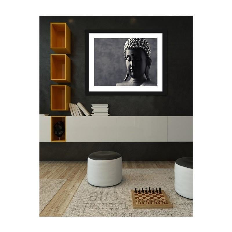 Glezna melnā rāmī - Buddha 4  Home Trends