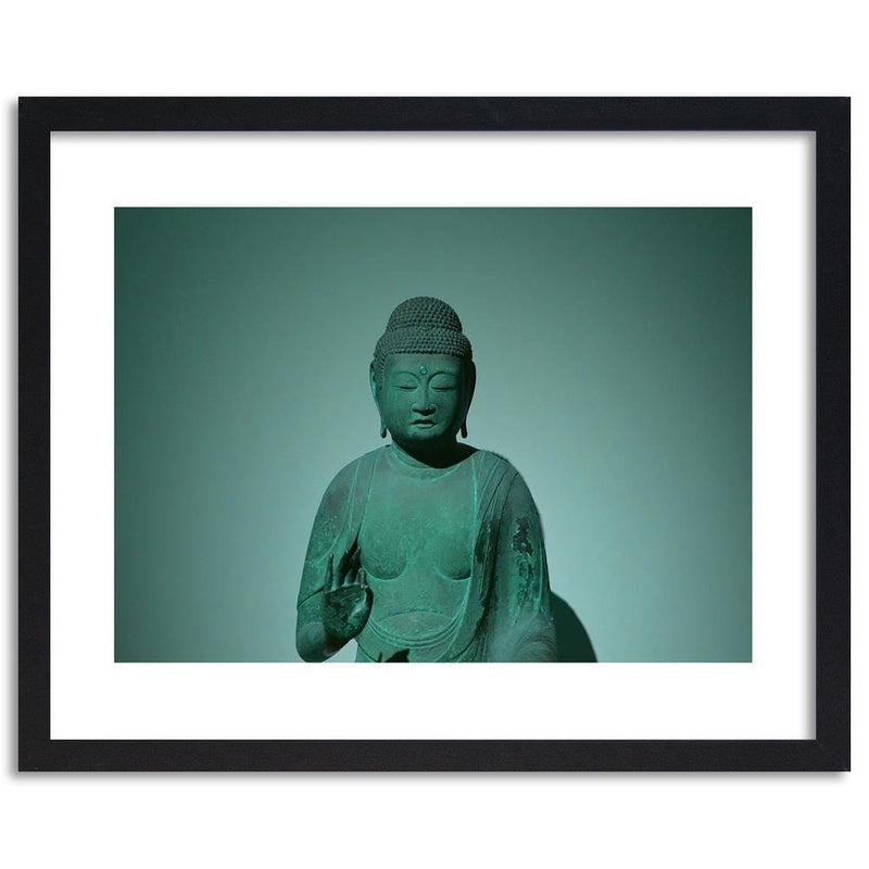 Glezna melnā rāmī - Buddha In The Shade  Home Trends