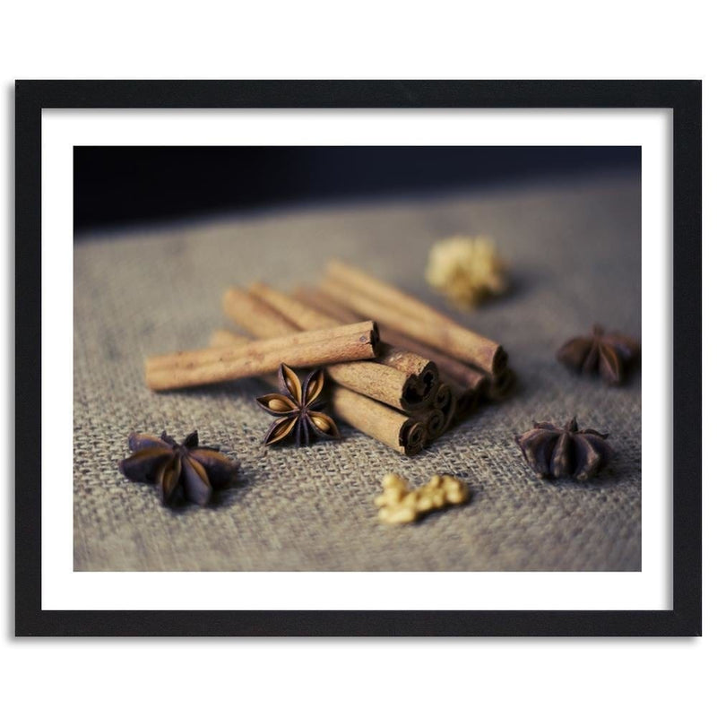 Glezna melnā rāmī - Cinnamon Sticks To Decorate  Home Trends