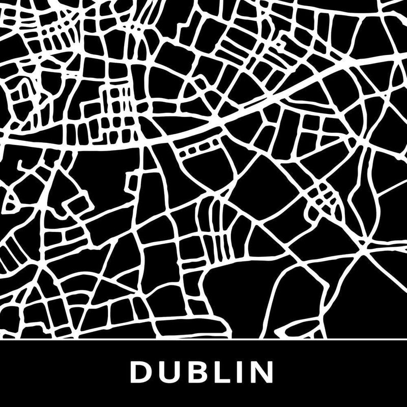 Glezna melnā rāmī - City Dublin  Home Trends