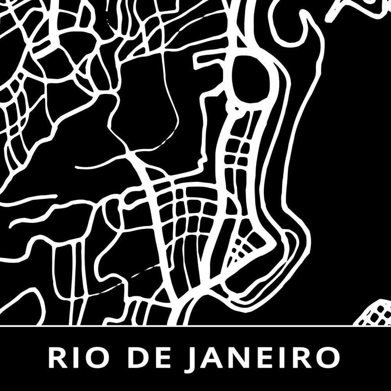 Glezna melnā rāmī - City Of Rio De Janeiro  Home Trends