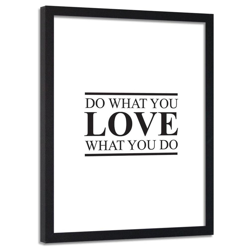 Glezna melnā rāmī - Cover - Do What You Love  Home Trends