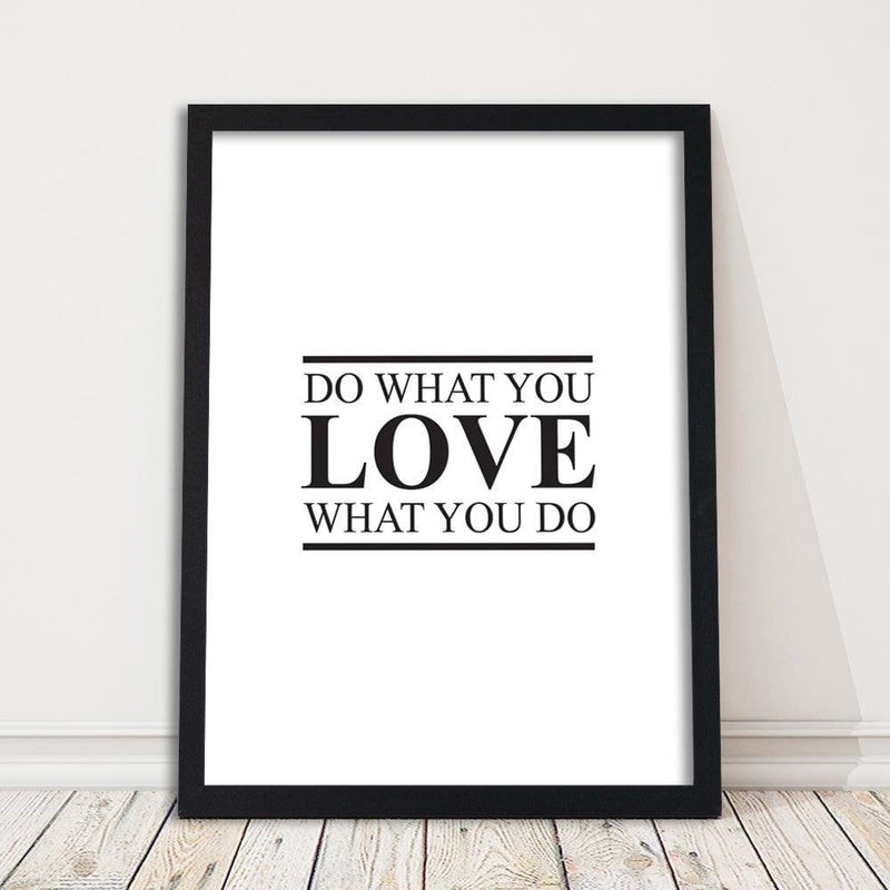 Glezna melnā rāmī - Cover - Do What You Love  Home Trends