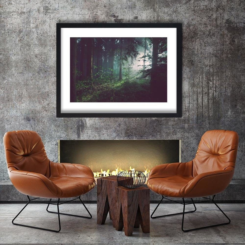 Glezna melnā rāmī - Dark Forest  Home Trends