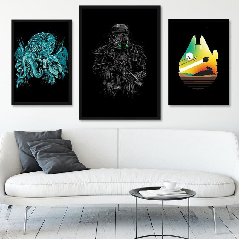 Glezna melnā rāmī - Death Trooper Black  Home Trends