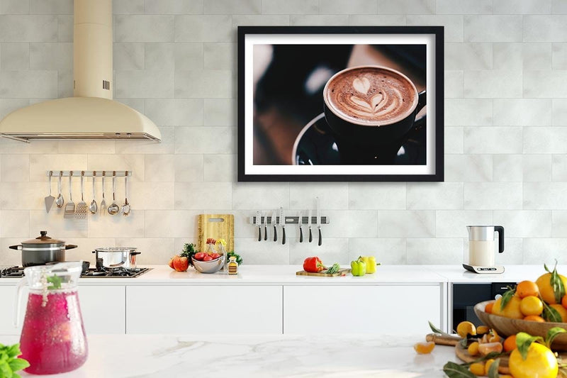 Glezna melnā rāmī - Decoration Coffee  Home Trends