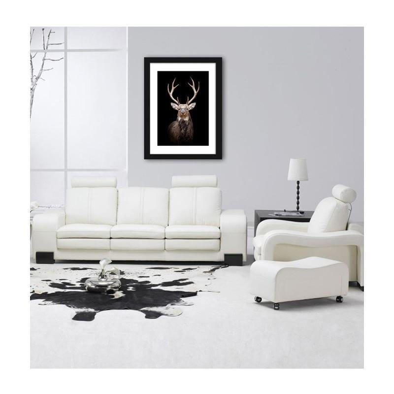 Glezna melnā rāmī - Deer  Home Trends