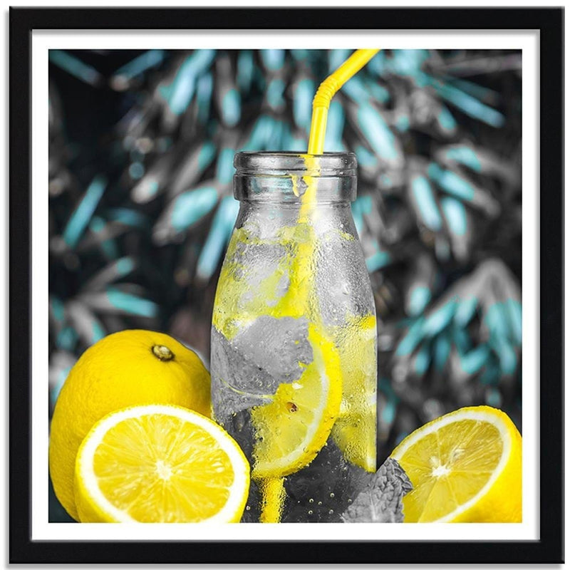 Glezna melnā rāmī - Drink And Lemon  Home Trends