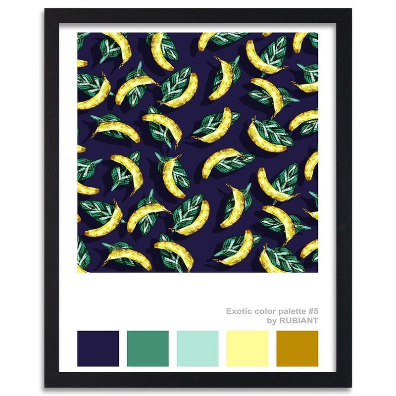 Glezna melnā rāmī - Giclée Print Yellow  Home Trends