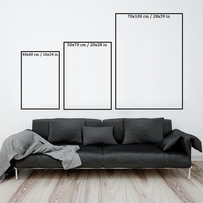 Glezna melnā rāmī - Kill Walkers Image Black And White  Home Trends