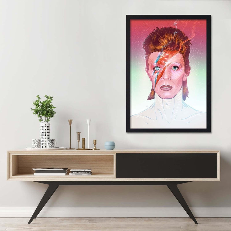 Glezna melnā rāmī - Music Legend Decor  Home Trends