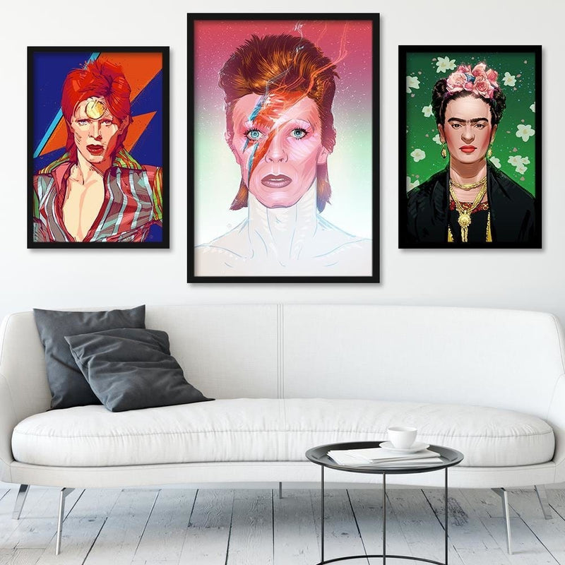 Glezna melnā rāmī - Music Legend Decor  Home Trends