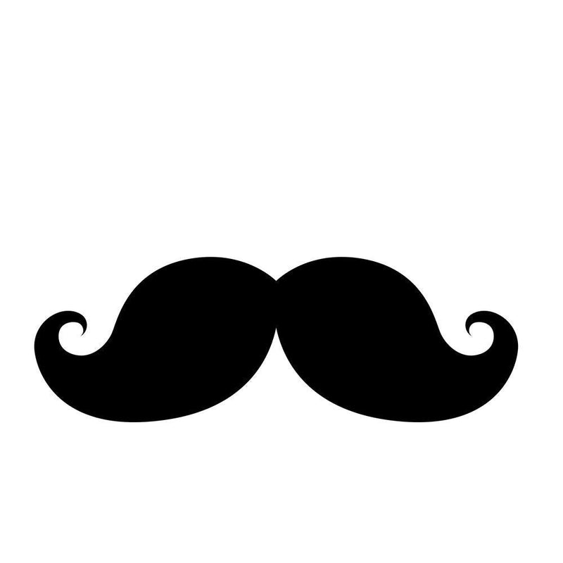 Glezna melnā rāmī - Mustache  Home Trends