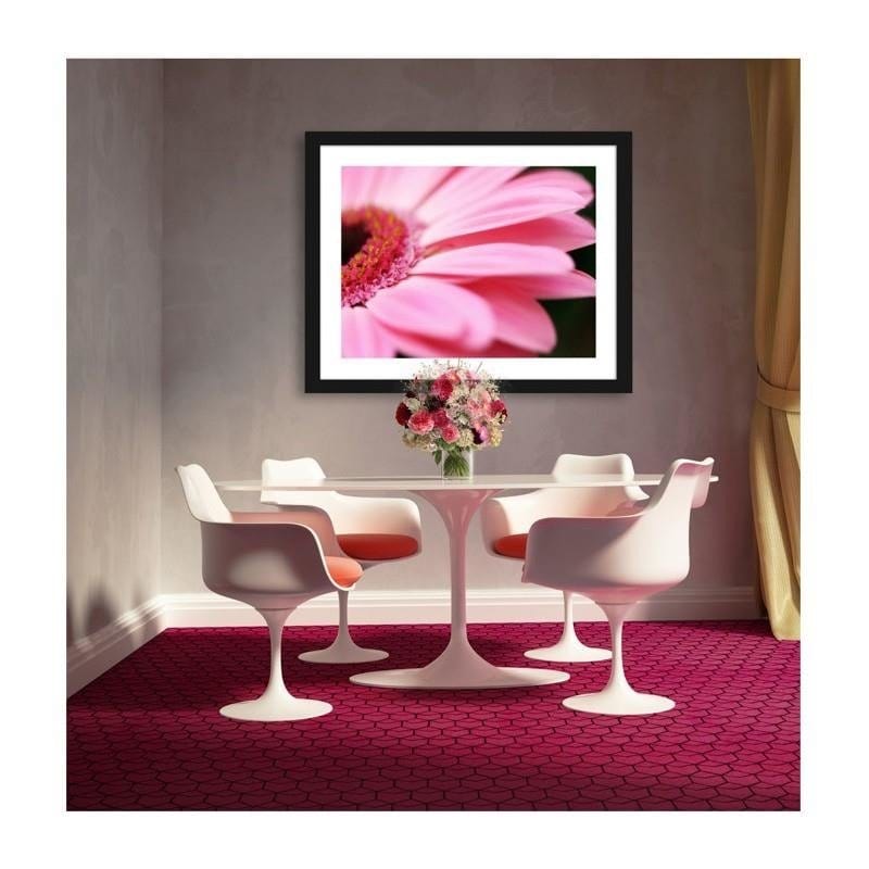 Glezna melnā rāmī - Pink gerbera  Home Trends