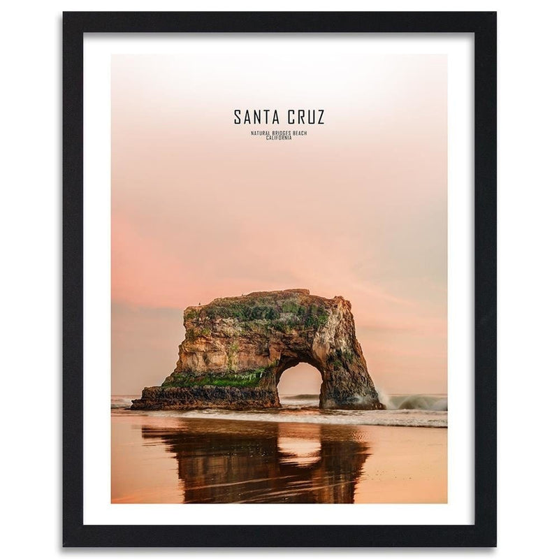 Glezna melnā rāmī - Santa Cruz  Home Trends