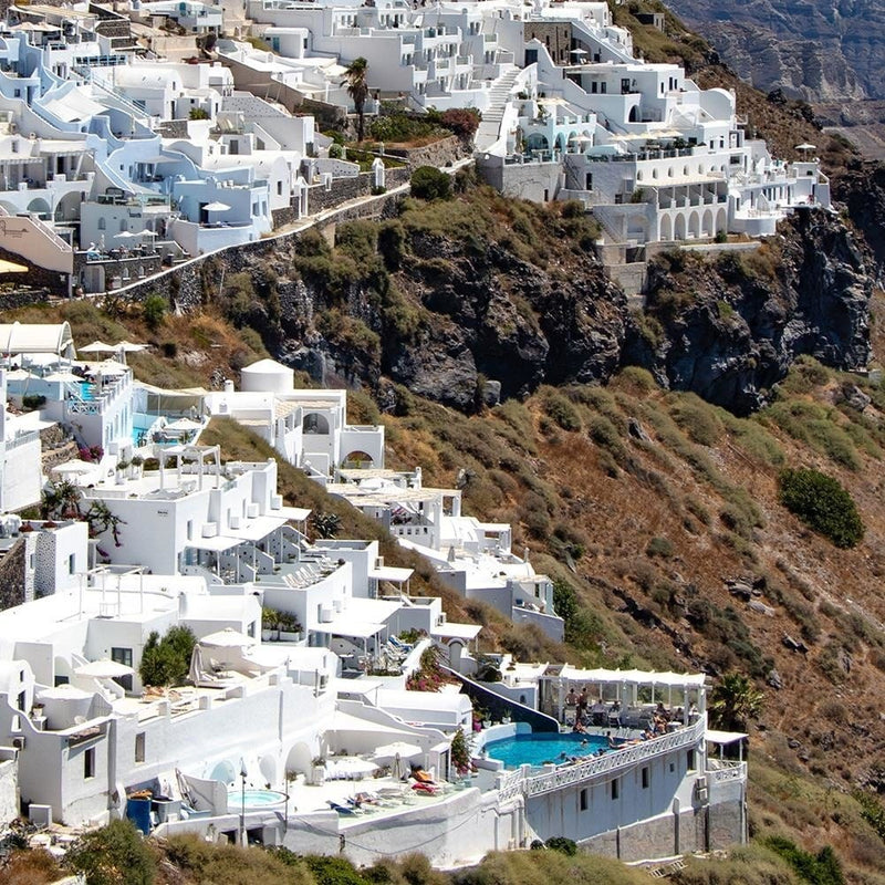 Glezna melnā rāmī - Santorini  Home Trends