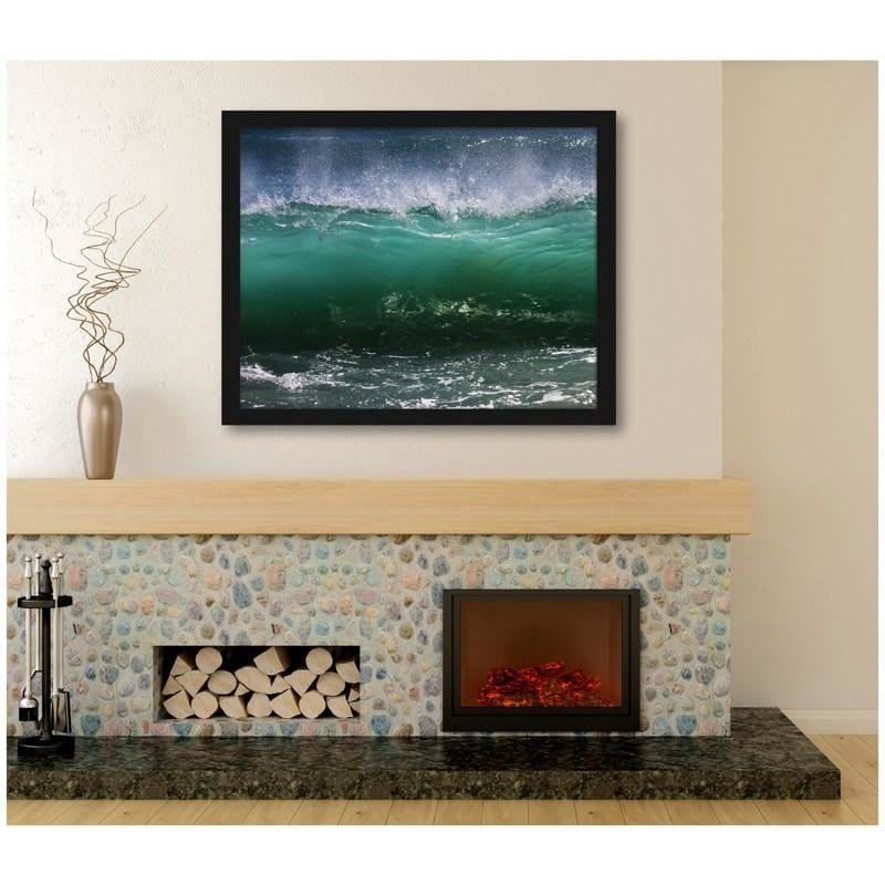 Glezna melnā rāmī - Stormy wave 2  Home Trends