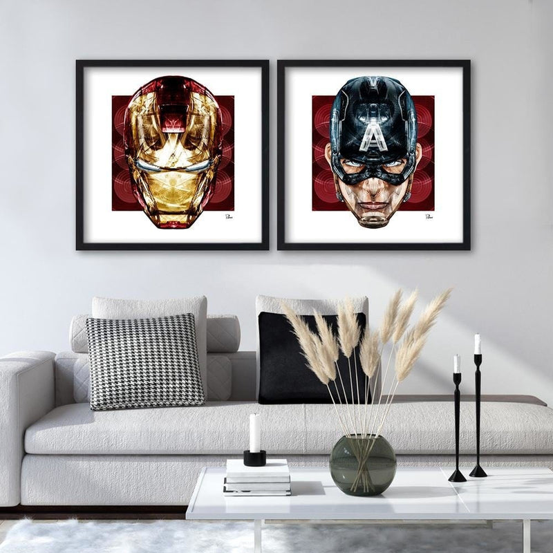 Glezna melnā rāmī - Superhero America  Home Trends