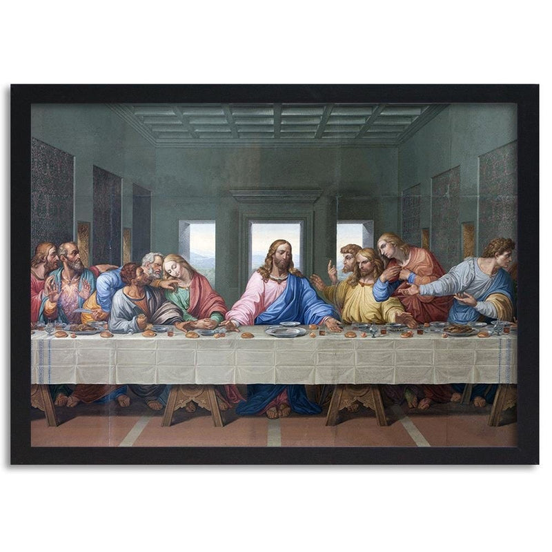 Glezna melnā rāmī - The Last Supper  Home Trends