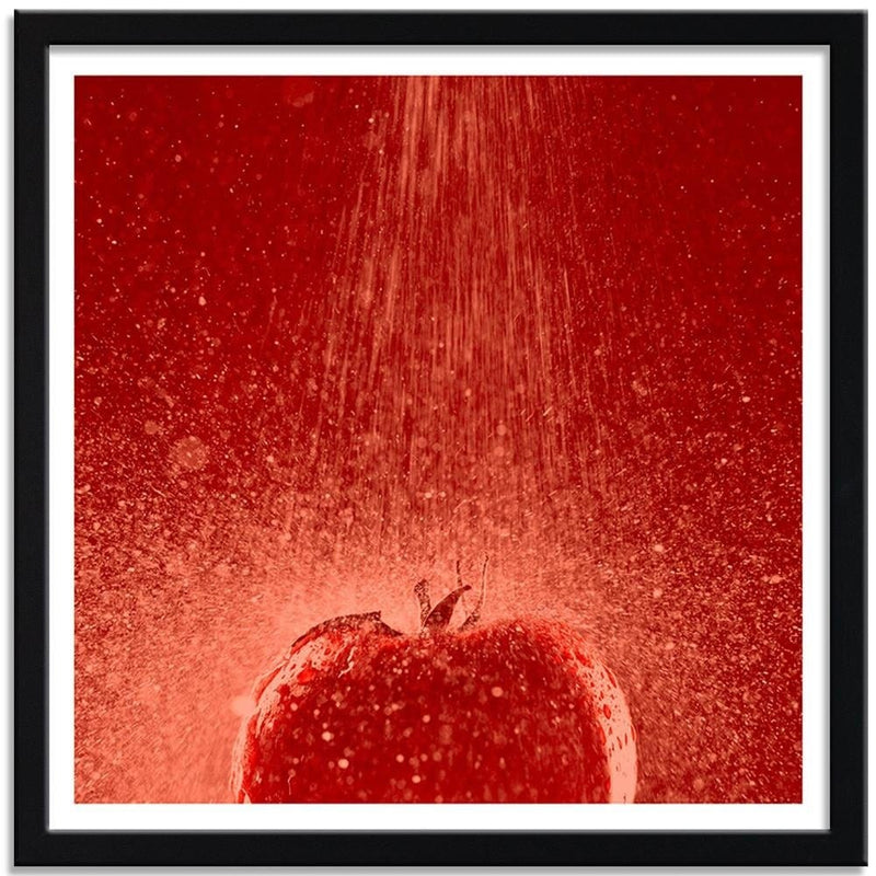 Glezna melnā rāmī - Tomato In The Stream Of Water  Home Trends