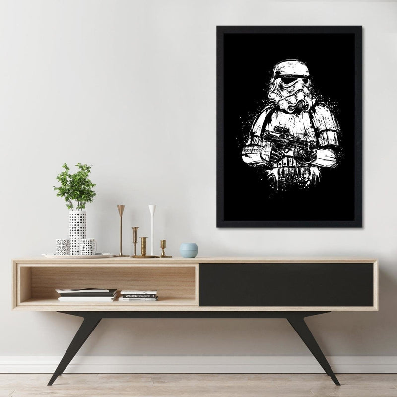 Glezna melnā rāmī - Trooper  Home Trends