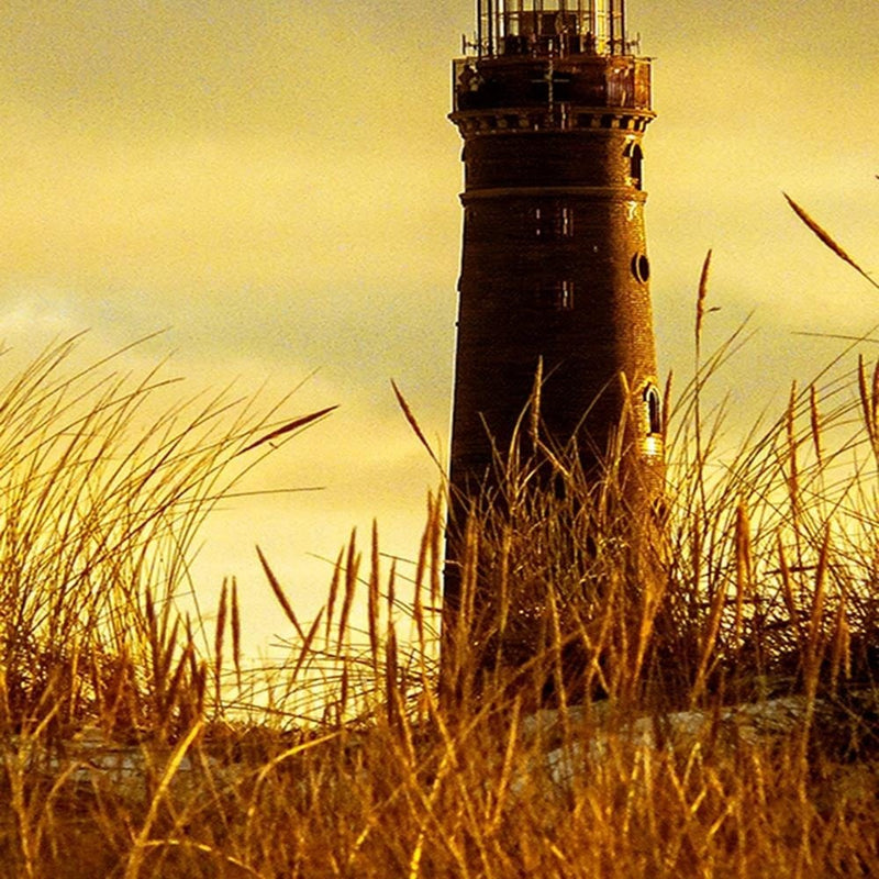 Glezna melnā rāmī - View Of The Lighthouse 3  Home Trends