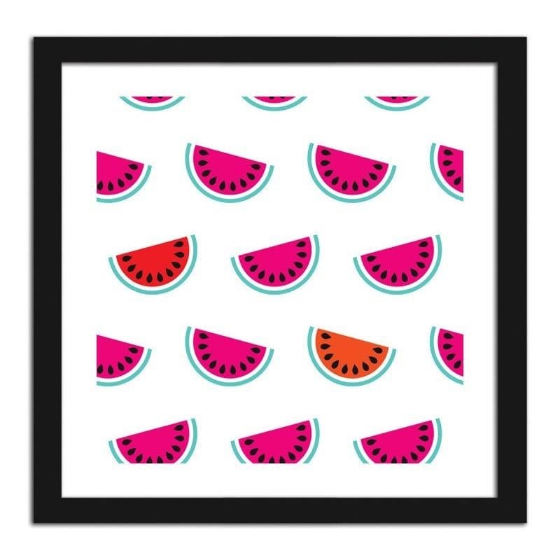 Glezna melnā rāmī - Watermelons  Home Trends