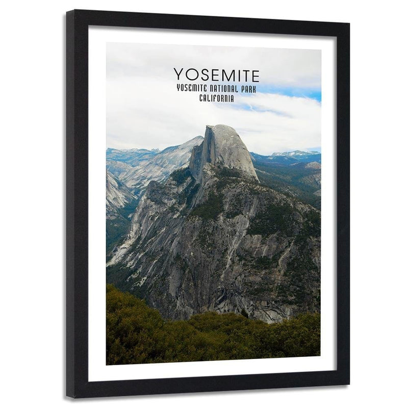 Glezna melnā rāmī - Yosemite National Park  Home Trends