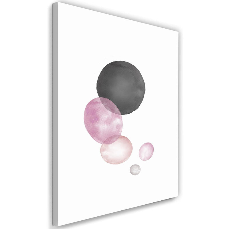 Kanva - Black And Pink Circles  Home Trends DECO