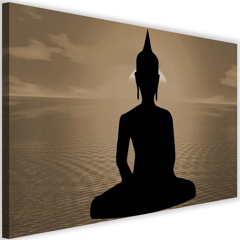 Kanva - Buddha Statue At Sunset 4  Home Trends DECO