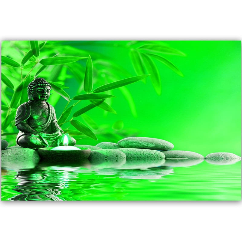 Kanva - Buddha The Water On The Stones 2  Home Trends DECO