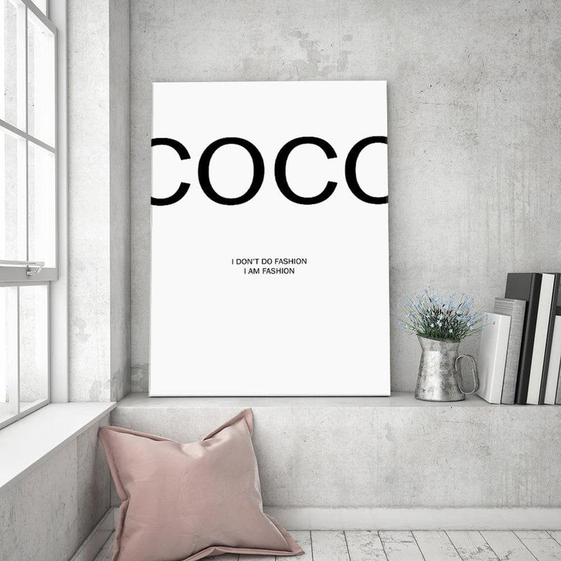 Kanva - Coco Chanel Quote  Home Trends DECO