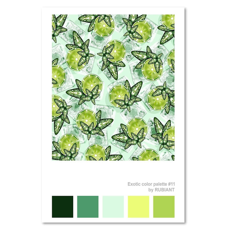 Kanva - Digital Art Green  Home Trends DECO