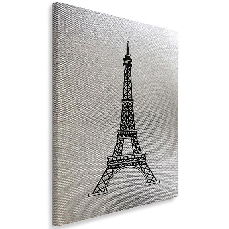 Kanva - Eiffel Tower 1 Silver  Home Trends DECO