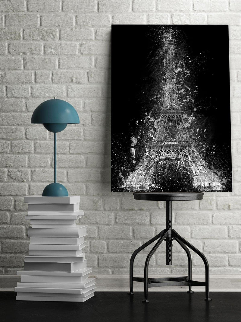 Kanva - Eiffel Tower At Night  Home Trends DECO