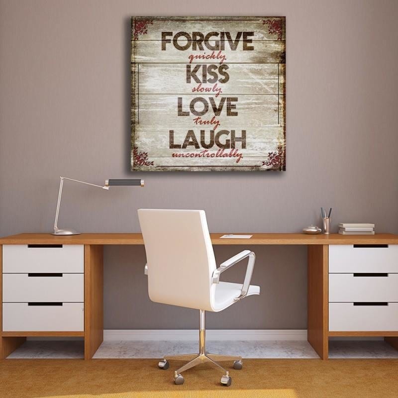 Kanva - Forgive Kiss Laugh Love  Home Trends DECO