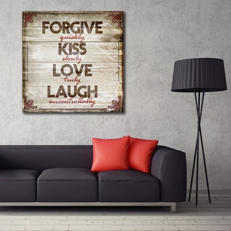 Kanva - Forgive Kiss Laugh Love  Home Trends DECO