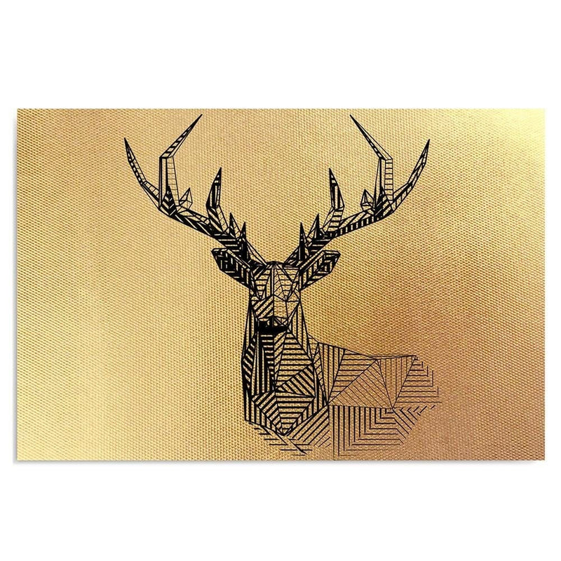 Kanva - Geometric Deer Head 2  Home Trends DECO