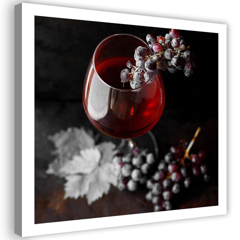 Kanva - Glass Of Wine And Grapes 2  Home Trends DECO