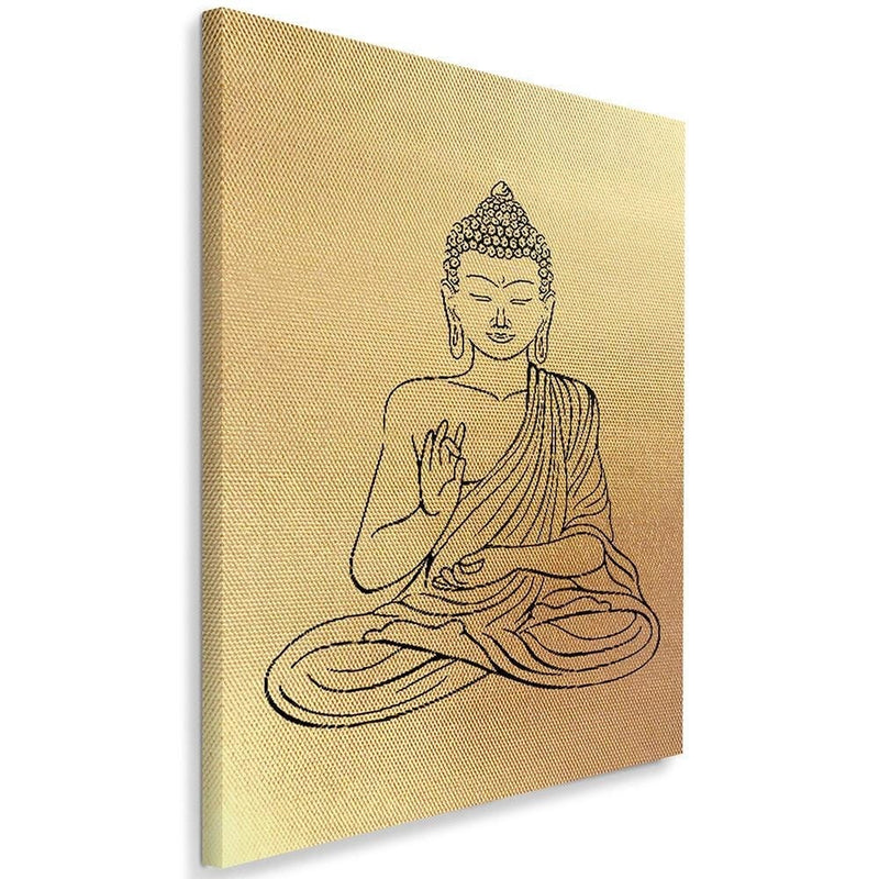 Kanva - Gold Buddha 2  Home Trends DECO