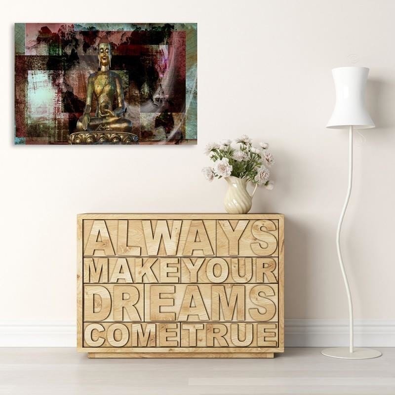 Kanva - Golden Buddha 3  Home Trends DECO