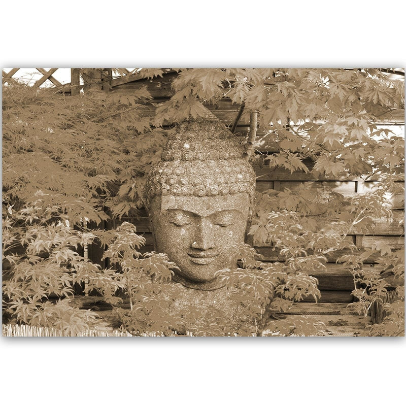 Kanva - Head Of Buddha Among The Leaves 4  Home Trends DECO