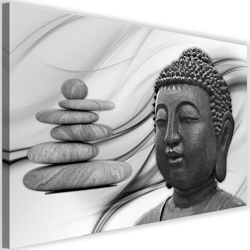 Kanva - Head Of Buddha And Stones Zen 3  Home Trends DECO