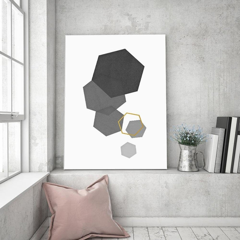 Kanva - Hexagons 3  Home Trends DECO