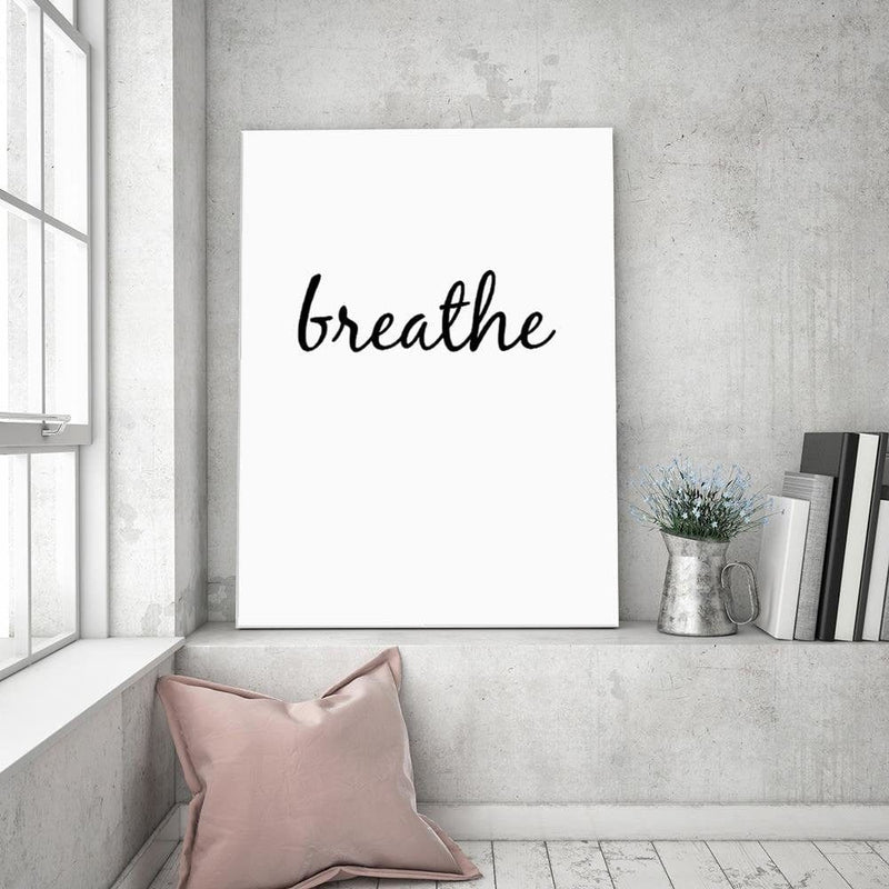 Kanva - Inscription Breathe  Home Trends DECO