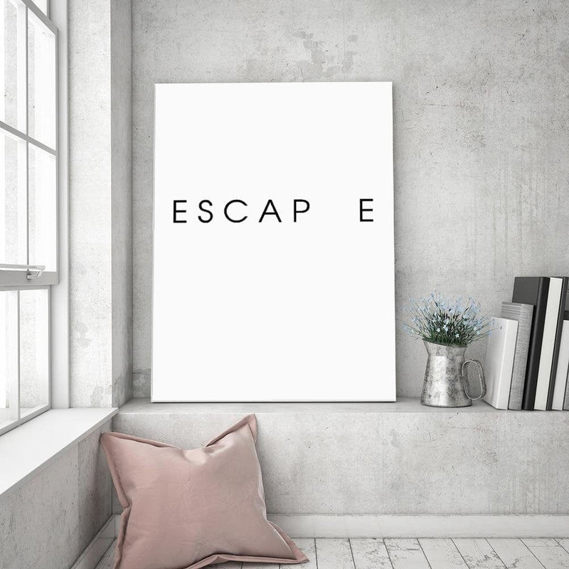 Kanva - Inscription Escape  Home Trends DECO