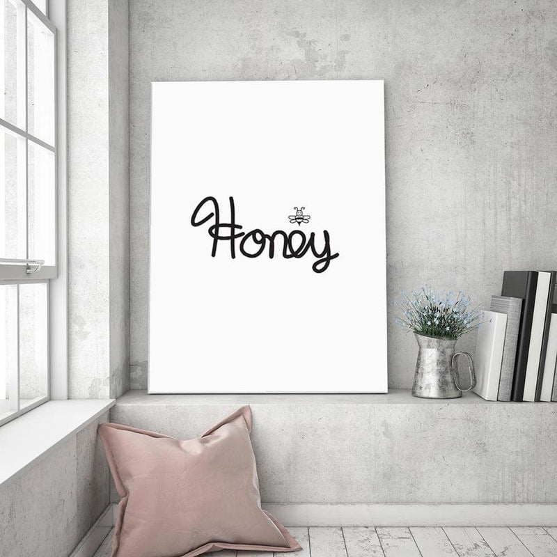 Kanva - Inscription Honey  Home Trends DECO