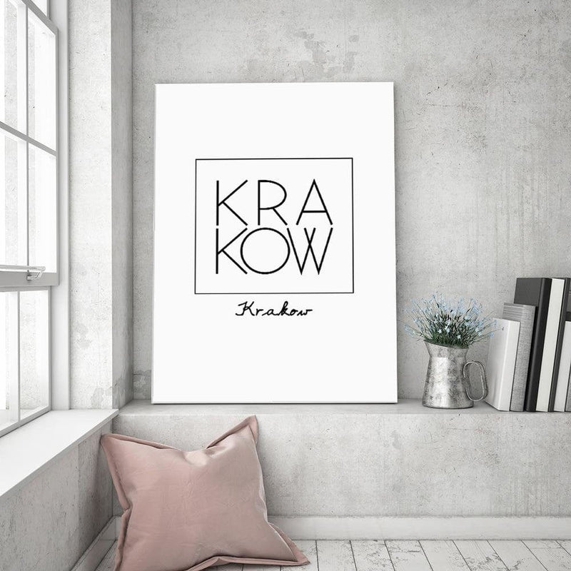 Kanva - Inscription Krakow  Home Trends DECO